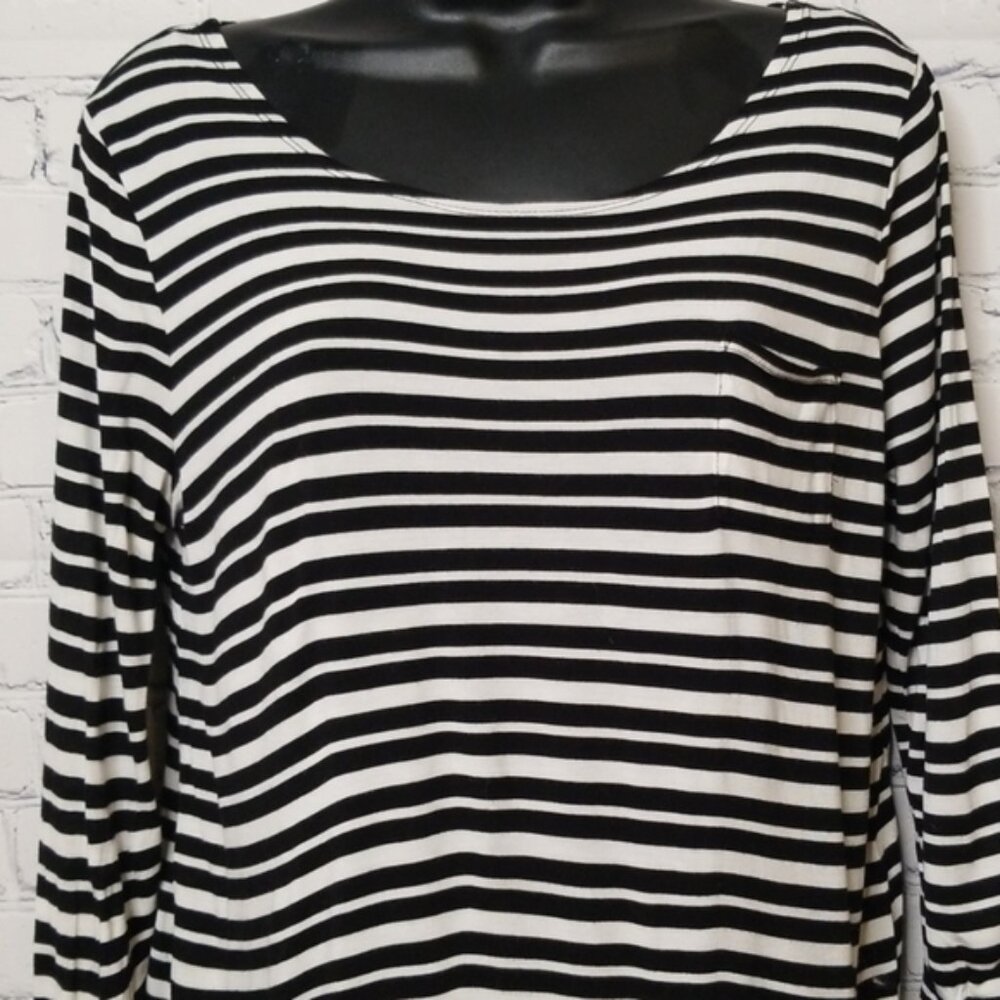 Cynthia Rowley striped top with pocket